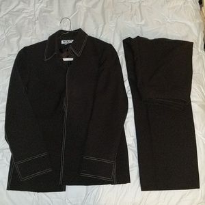 Brown Vintage Pant Suit